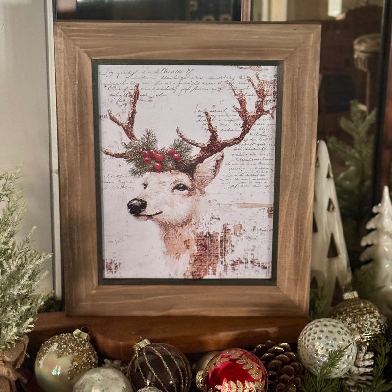 FR-3938 - Reindeer Collage Frame