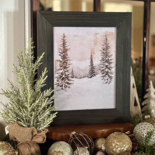 Evergreen Trees Frame 