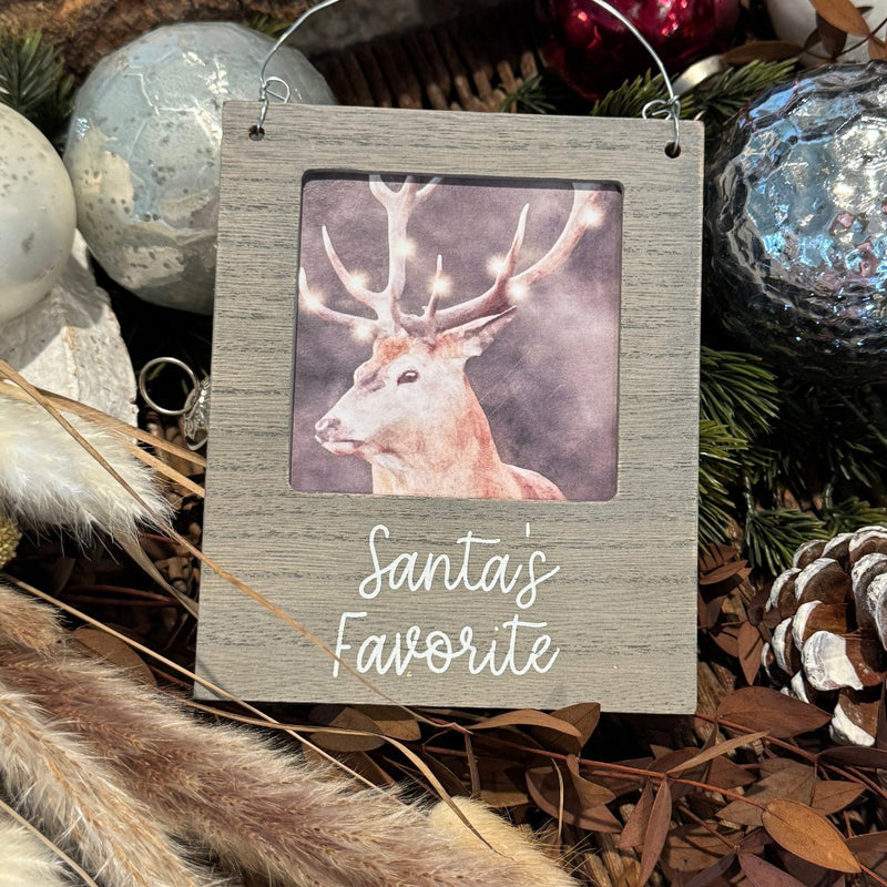 FR-3956 - Santa's Fav Photo Ornie