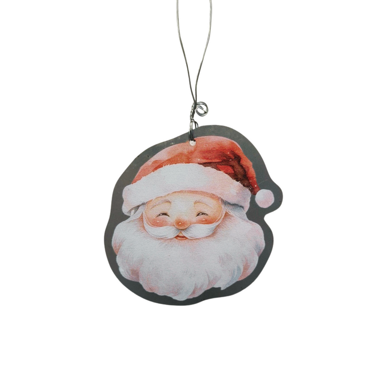 FR-4006 - Santa Cutout Metal Ornie