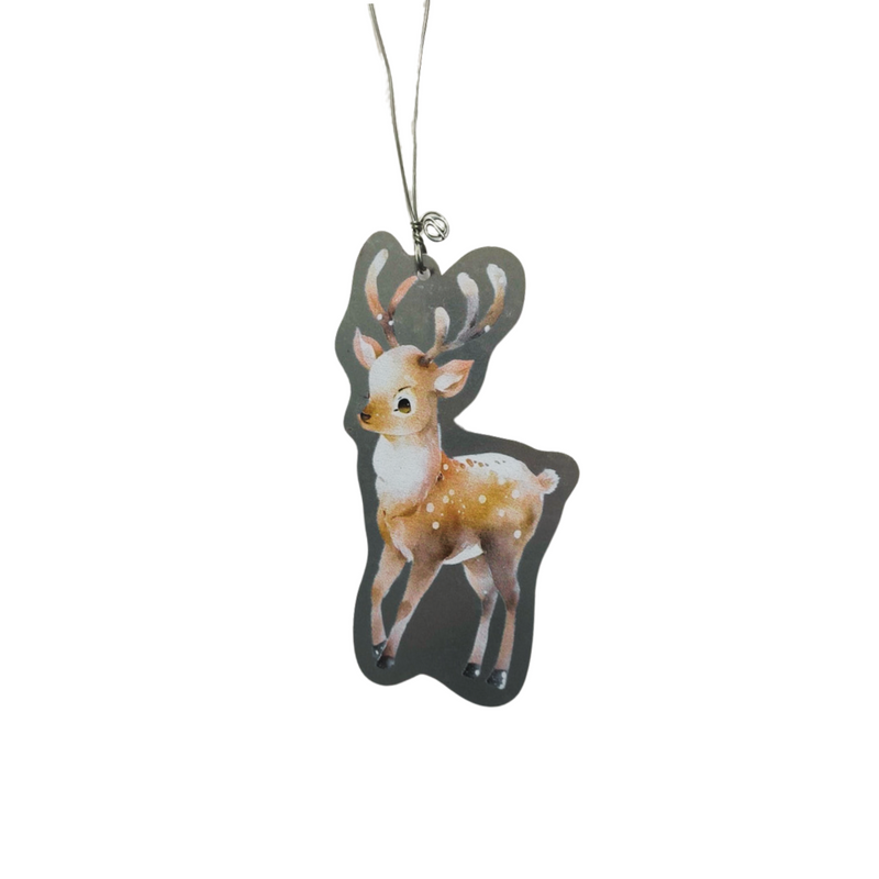 FR-4008 - Reindeer Cutout Metal Ornie