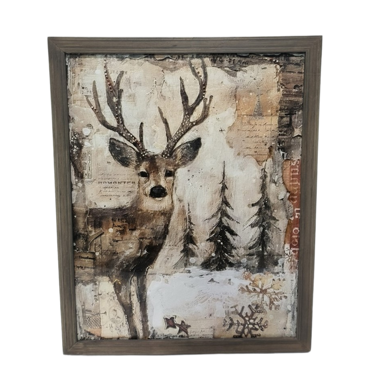 FR-4024 - Buck & Trees Collage Frame