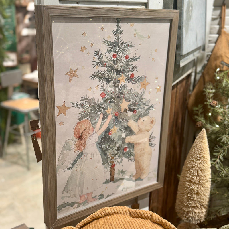 Angel Girl & Bear Frame 
