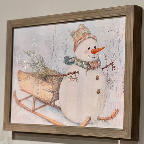 Snowman Sled Frame 