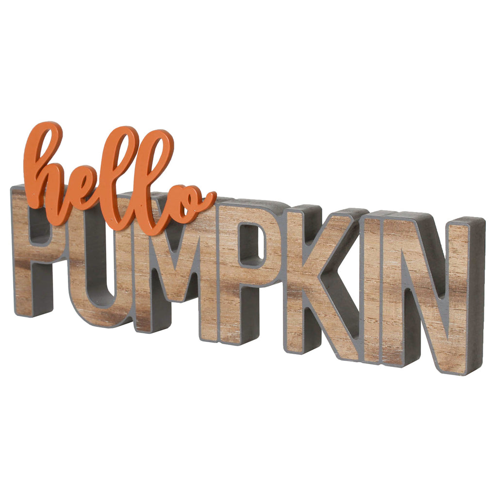 FR-9537 - Pumpkin 3D Word Cutout (DUE IN JUNE)