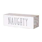 FR-9684 - Naughty/Nice Large Sitter (Reversible)