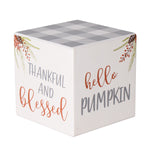 FR-9752 - Fall Sayings GW Cube (4-sided)