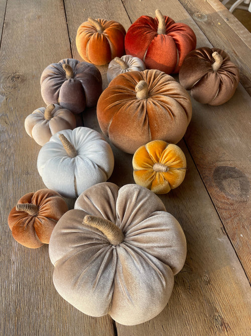 CF-3156 - Sm. Cinnamon Velvet Pumpkin