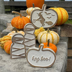 CA-5097 - Hey Boo Carved Pumpkin