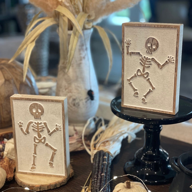 CA-5119 - Doug Skeleton Carved Block