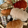 CF-3404 - Lrg. Cinnamon Velvet Pumpkin Pillow