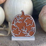 CA-5210 - Orange Leaf Laser Pumpkin