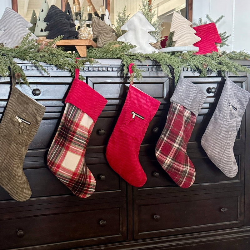 CF-3476 - Noel/ Red Cord. Stocking (DUE IN JULY)