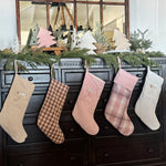 CF-3488 - Pink Cord Zipper Stocking (DUE IN JULY)