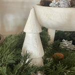 CL-2440 - White Distressed Wood Carved Tree