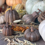 CA-5233 - Wood Carved Gourd