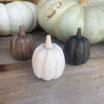 CA-5245 - Sm. Black 3D Carved Pumpkin