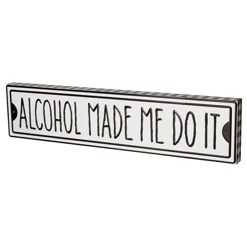 Alcohol XL Street Box Sign