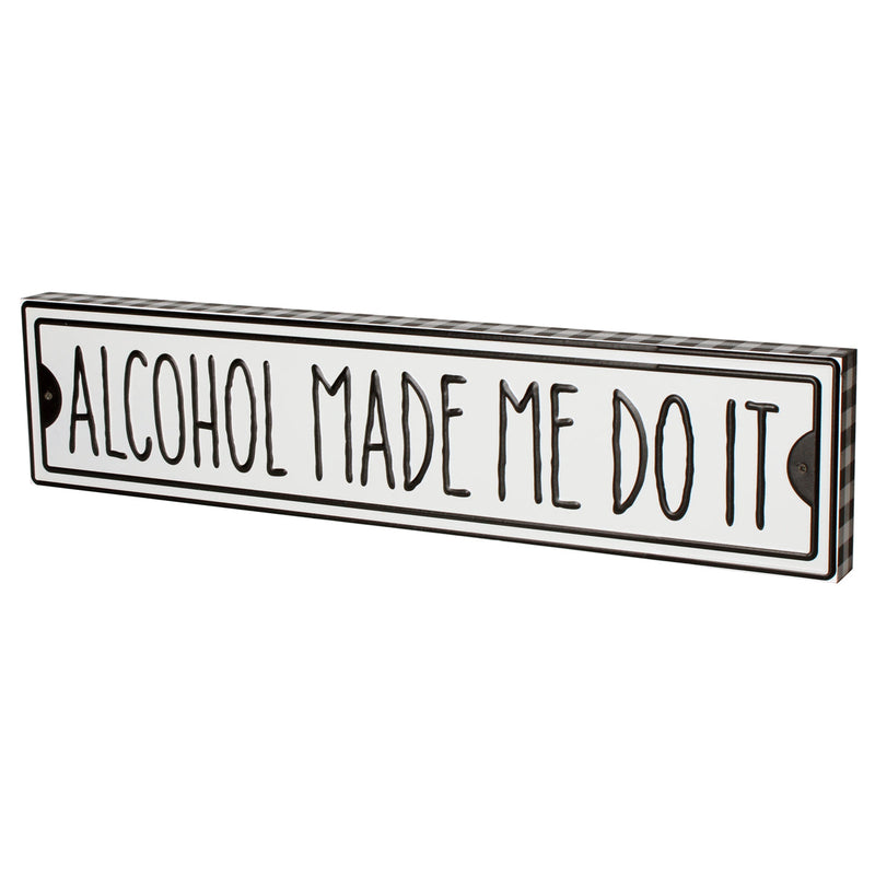 Alcohol XL Street Box Sign
