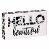 Hello Beautiful Box Sign