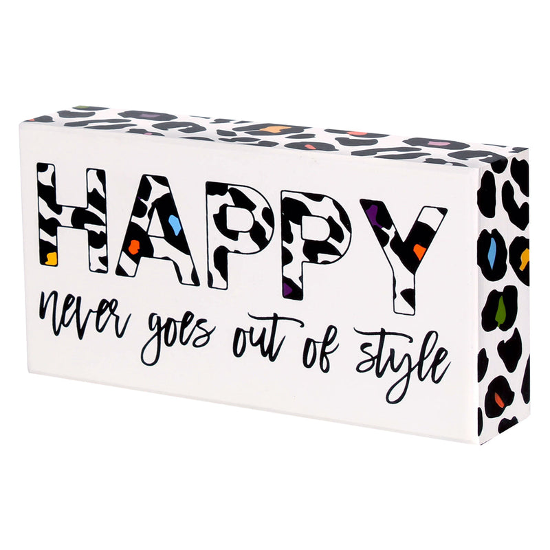 PS-7739 - *Happy Style Box Sign