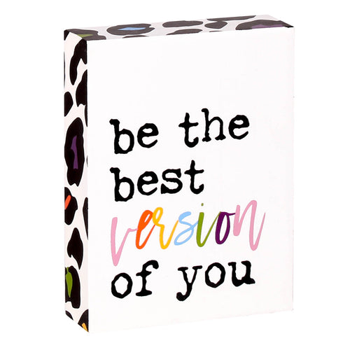 Best Version Block Sign