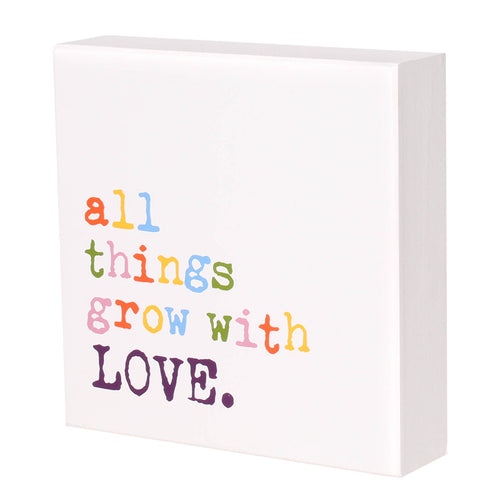 PS-7755 - *Grow With Love Box Sign