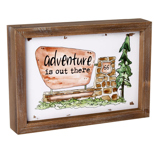 Adventure Framed Sign