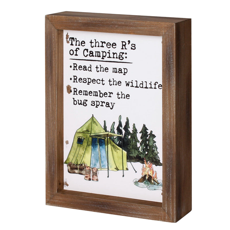 PS-7786 - Three R's Framed Sign