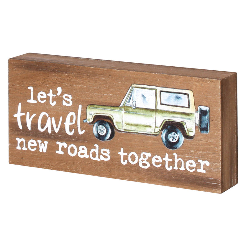 New Roads Block Sign