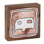 Camper Block Sign