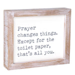 PS-7816 - Toilet Paper Framed Sign