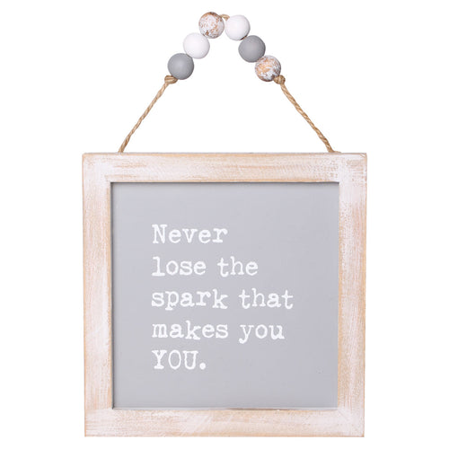 Lose Spark Beaded Sign