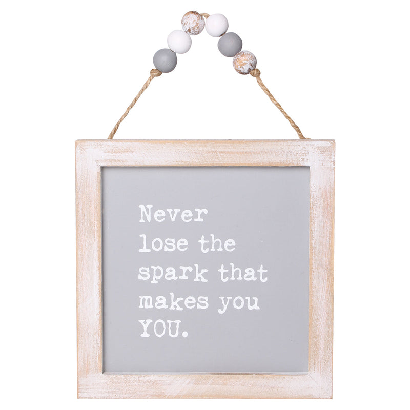 Lose Spark Beaded Sign