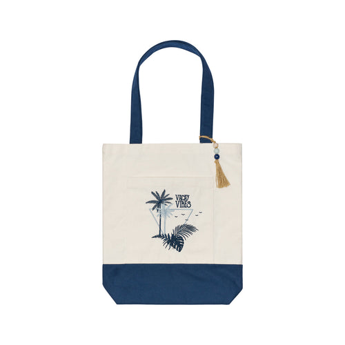 Vacay Vibes Canvas Tote