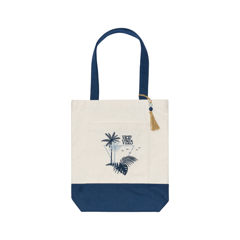 Vacay Vibes Canvas Tote