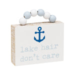 PS-8075 - Lake Hair Box Sign w/ Beads