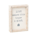 PS-8149 - A Home Beaded Box Sign