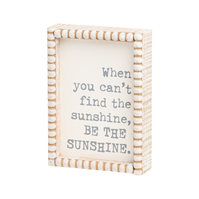 PS-8152 - Sunshine Beaded Box Sign