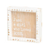 PS-8174 - Loves Dogs Beaded Box Sign