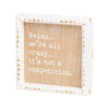 All Crazy Beaded Box Sign