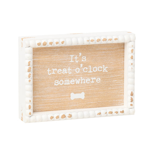 Treat Beaded Box Sign