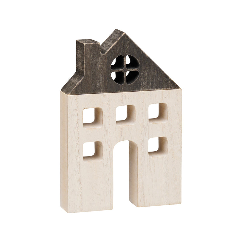 PS-8225 - Med. Blk/Whi Plank House