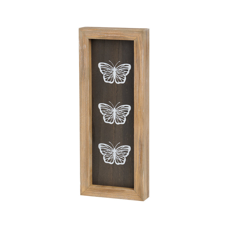 PS-8244 - Butterflies Framed Sign