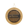 PS-8263 - Welcome Blk. Wreathmate