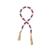 RWB Washed Beaded Tassel