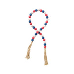 RWB Washed Beaded Tassel