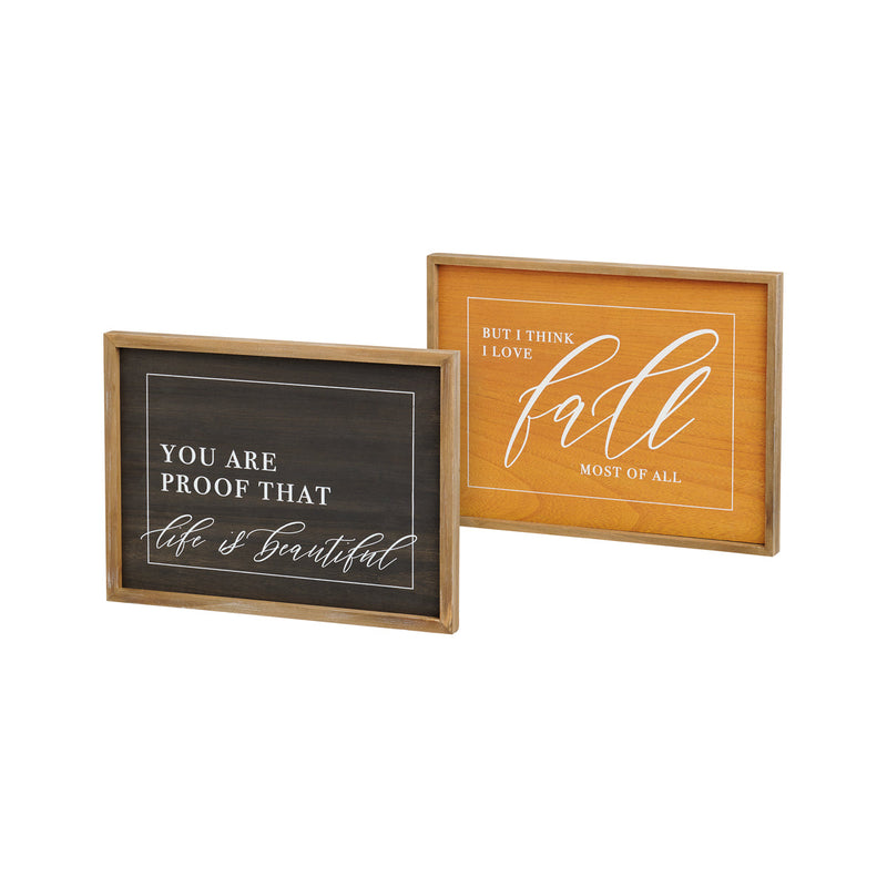 Beautiful/Fall Frame (Reversible)