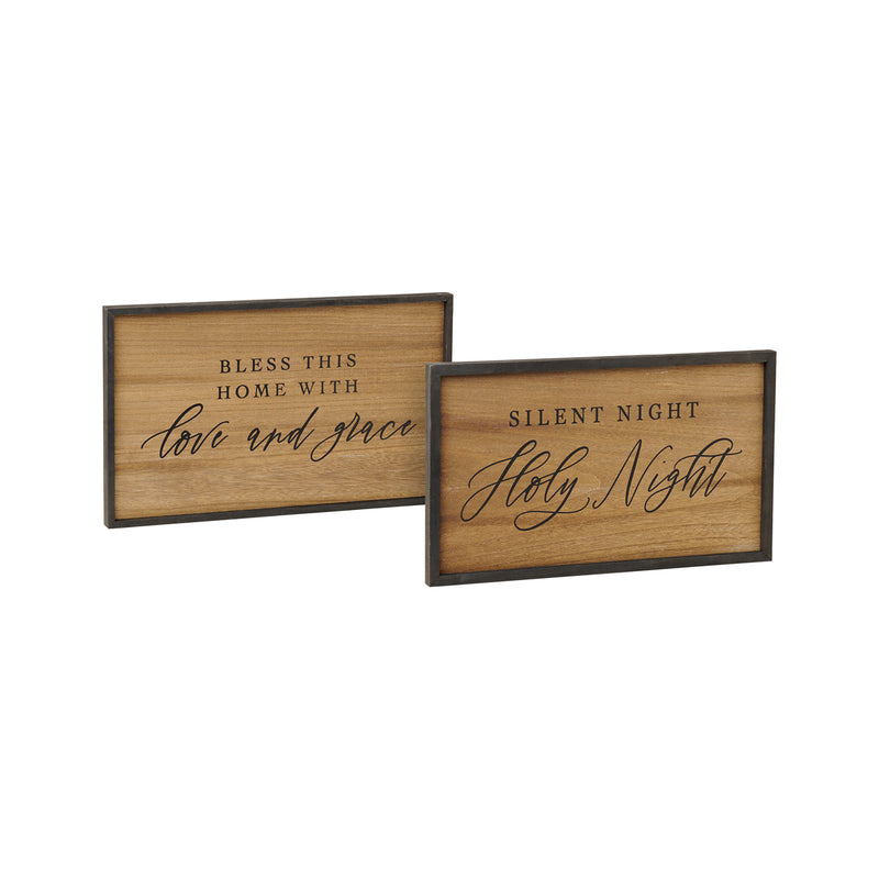 Grace/Silent Night Frame (Reversible)