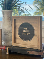 PS-8395 - Put God First Frame